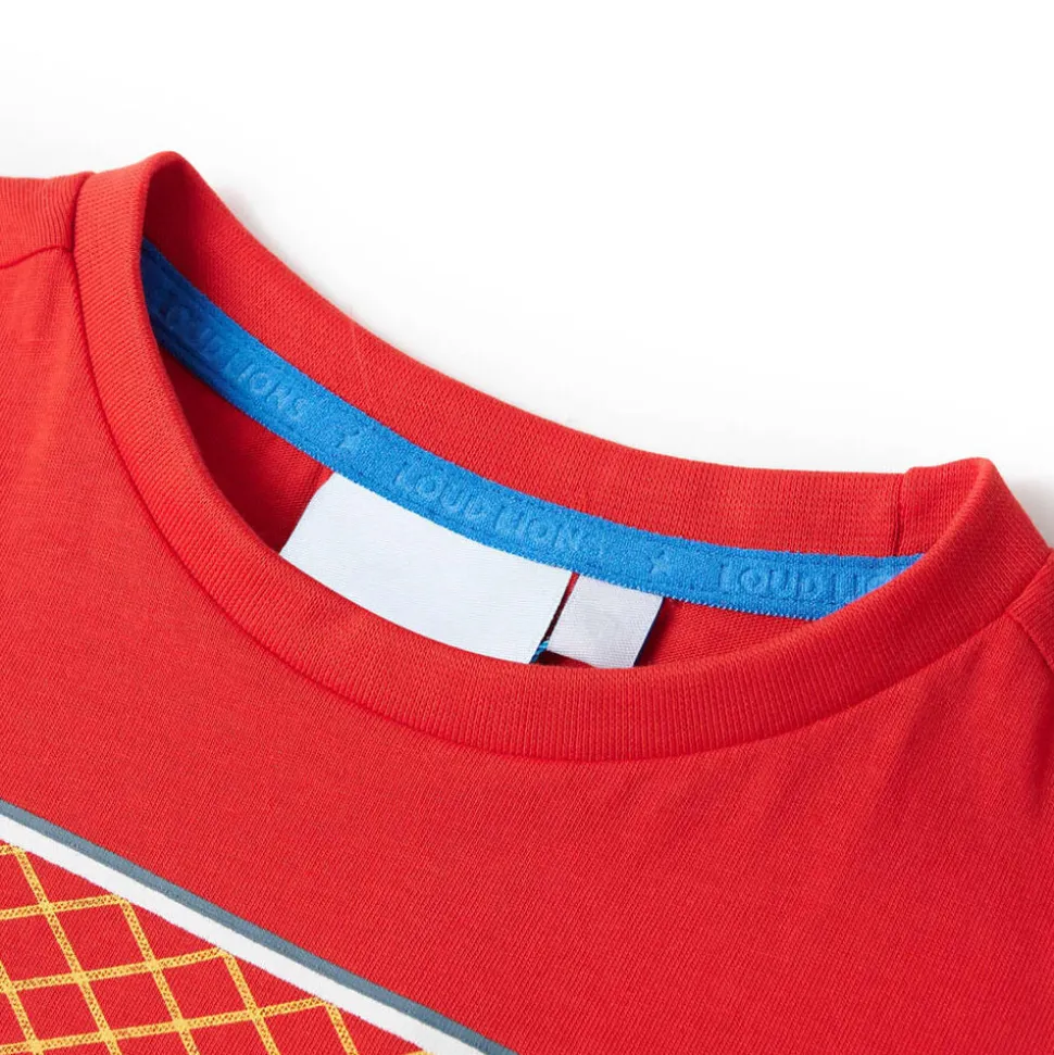 Kindershirt 92 rood