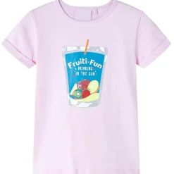 Kindershirt 116 zachtroze