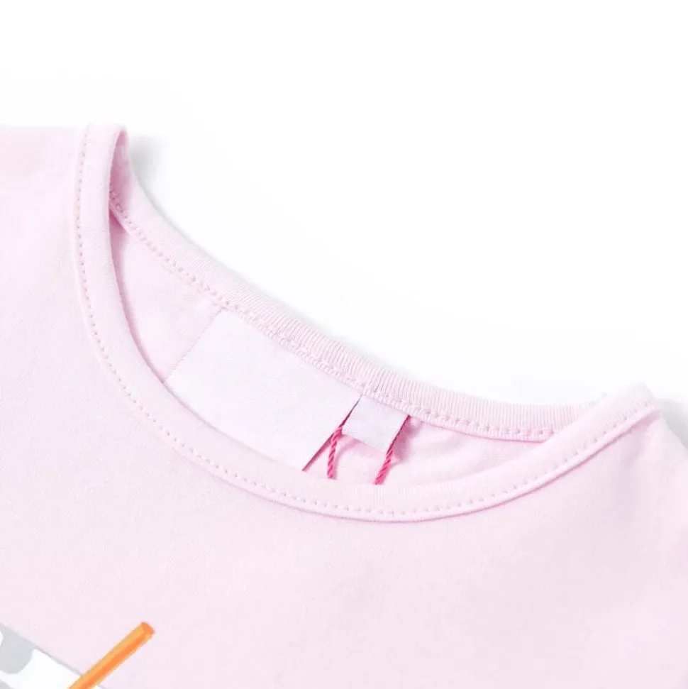 Kindershirt 116 zachtroze