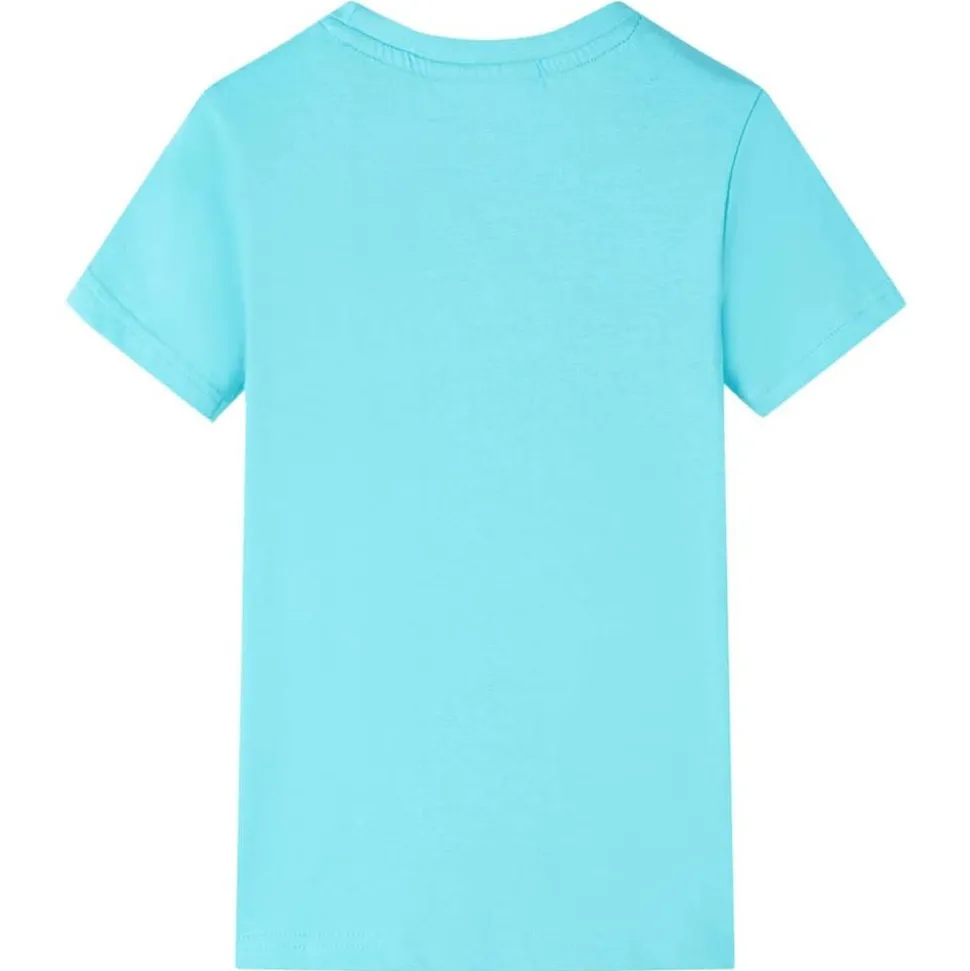 Kindershirt 116 zeeblauw