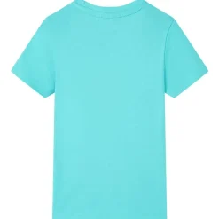 Kindershirt met korte mouwen 140 zeeblauw