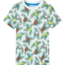 Kindershirt met korte mouwen 128 meerkleurig