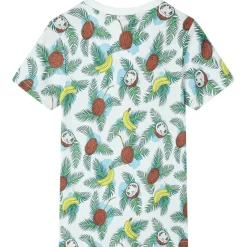 Kindershirt met korte mouwen 128 meerkleurig