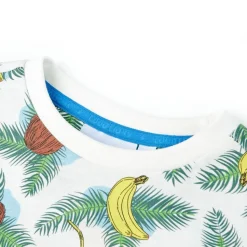 Kindershirt met korte mouwen 128 meerkleurig