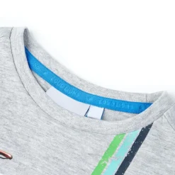 Kindershirt met korte mouwen 140 grijs