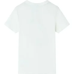 Kindershirt met korte mouwen 140 ecru