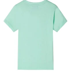 Kindershirt met korte mouwen 92 lichtgroen