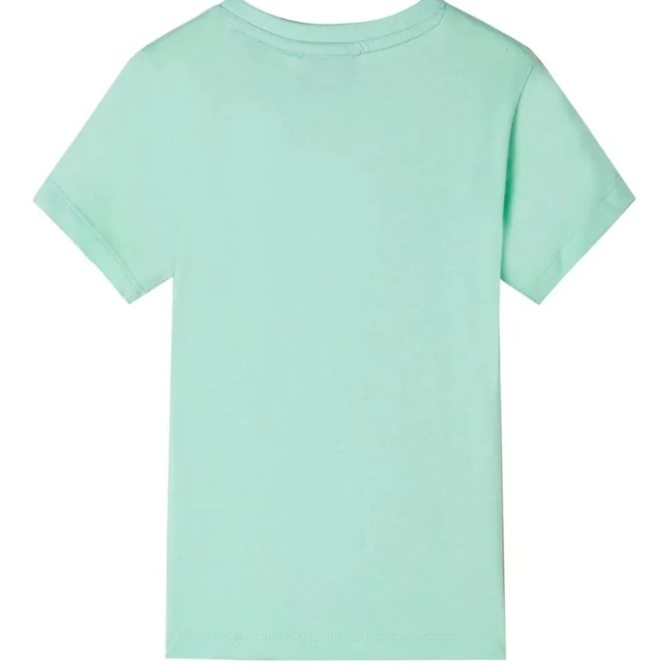 Kindershirt met korte mouwen 92 lichtgroen