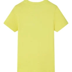 Kindershirt met korte mouwen 92 geel