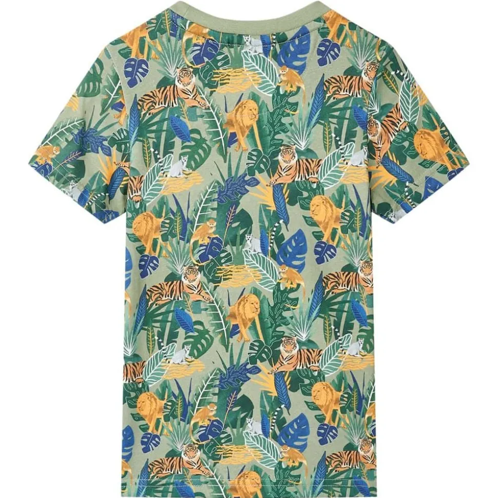 Kindershirt met korte mouwen 116 meerkleurig