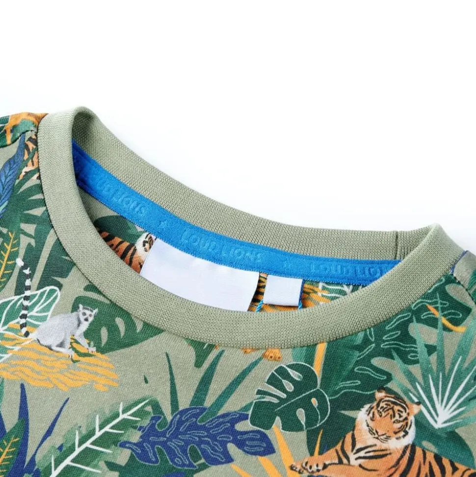 Kindershirt met korte mouwen 116 meerkleurig