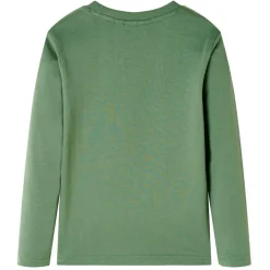 Kindershirt met lange mouwen 104 lichtkakikleurig
