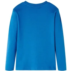 Kindershirt met lange mouwen 104 petrol