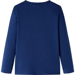 Kindershirt met lange mouwen 104 marineblauw