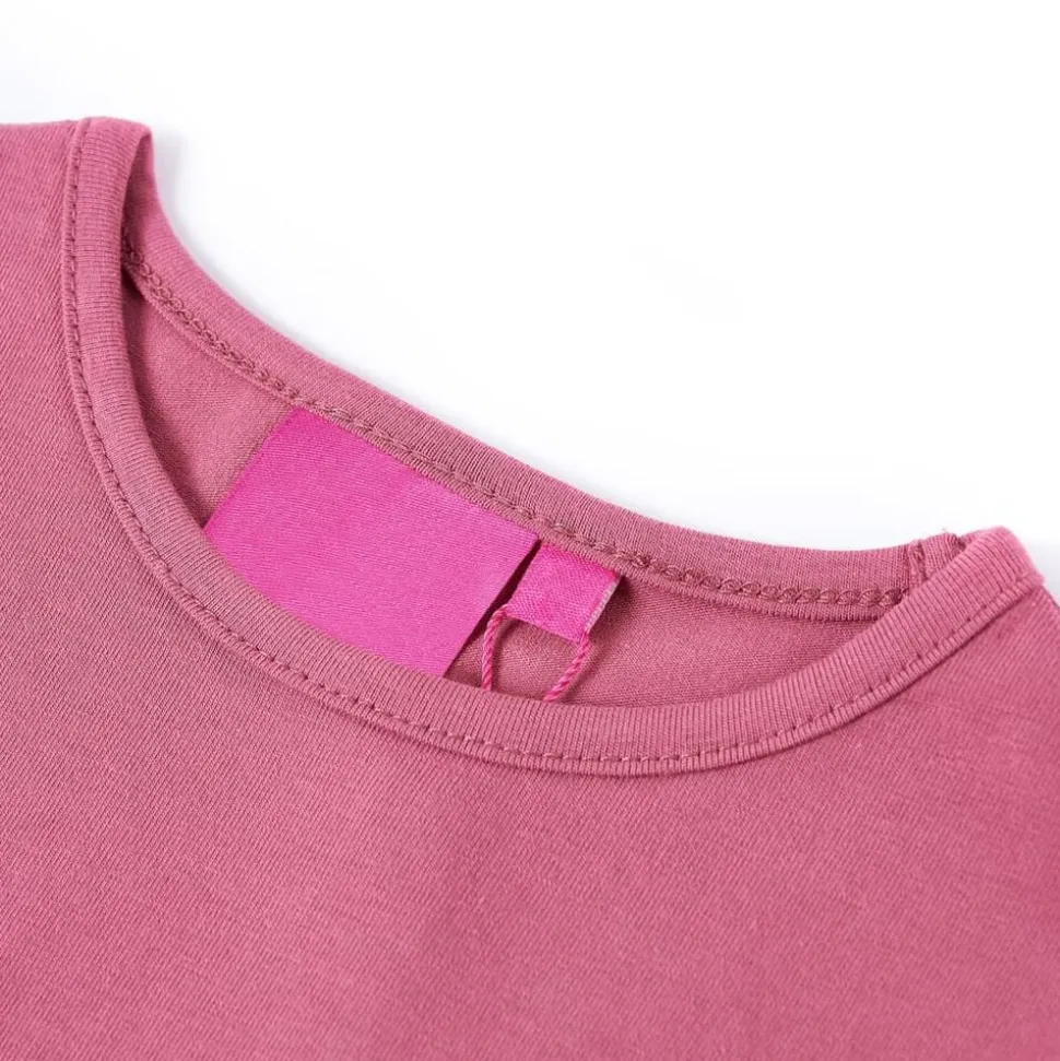 Kindershirt met lange mouwen 92 frambozenkleurig