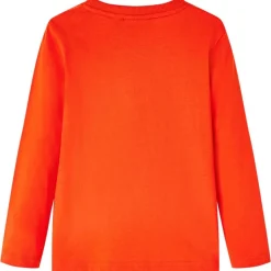Kindershirt met lange mouwen 104 felroranje