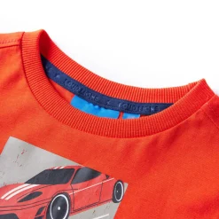 Kindershirt met lange mouwen 104 felroranje