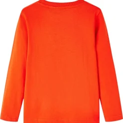Kindershirt met lange mouwen 104 feloranje