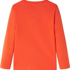 Kindershirt met lange mouwen 104 feloranje