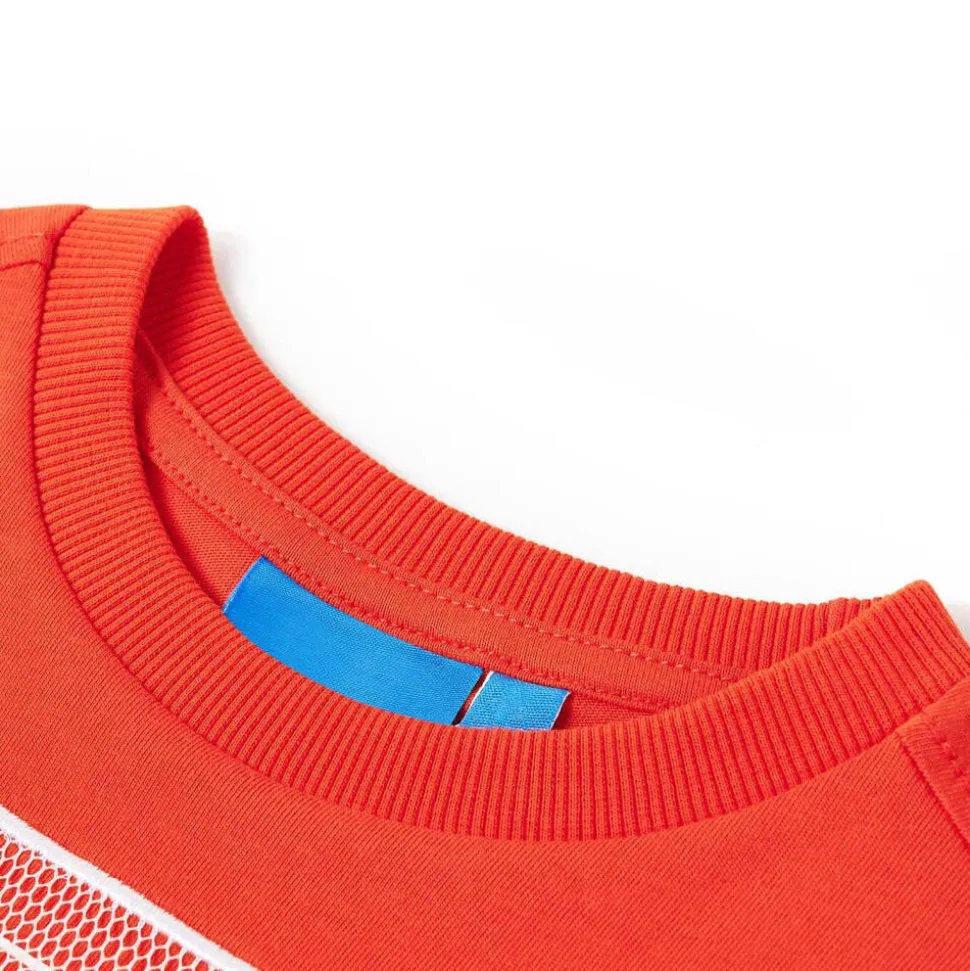 Kindershirt met lange mouwen 104 feloranje