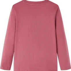Kindershirt met lange mouwen 104 donkerrood