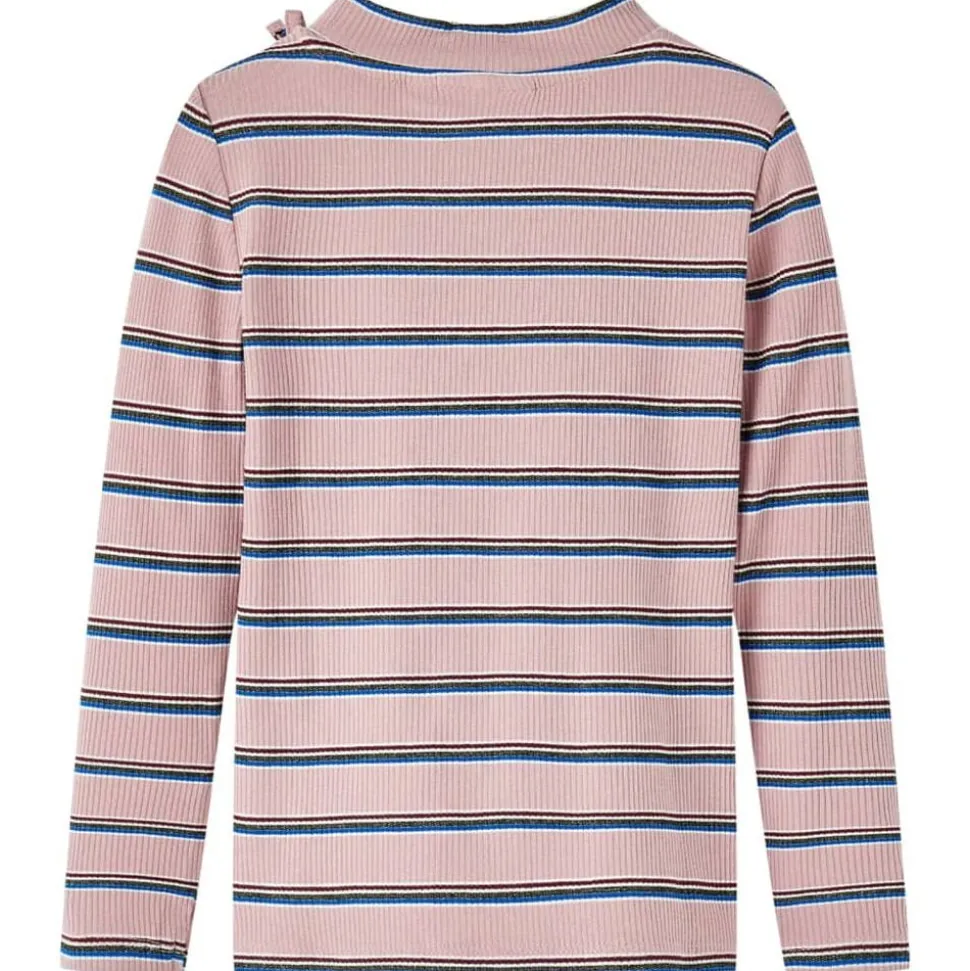 Kindershirt met lange mouwen 128 lichtroze