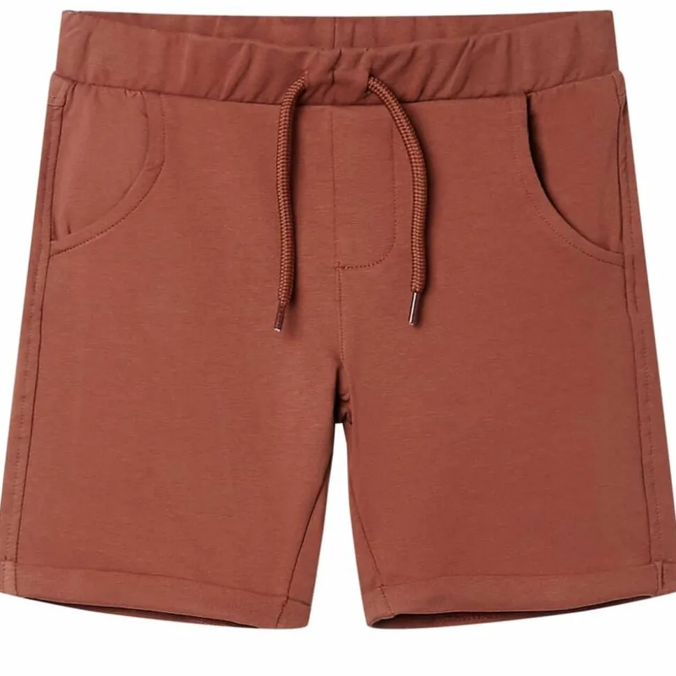 Kindershort met trekkoord 92 bruin