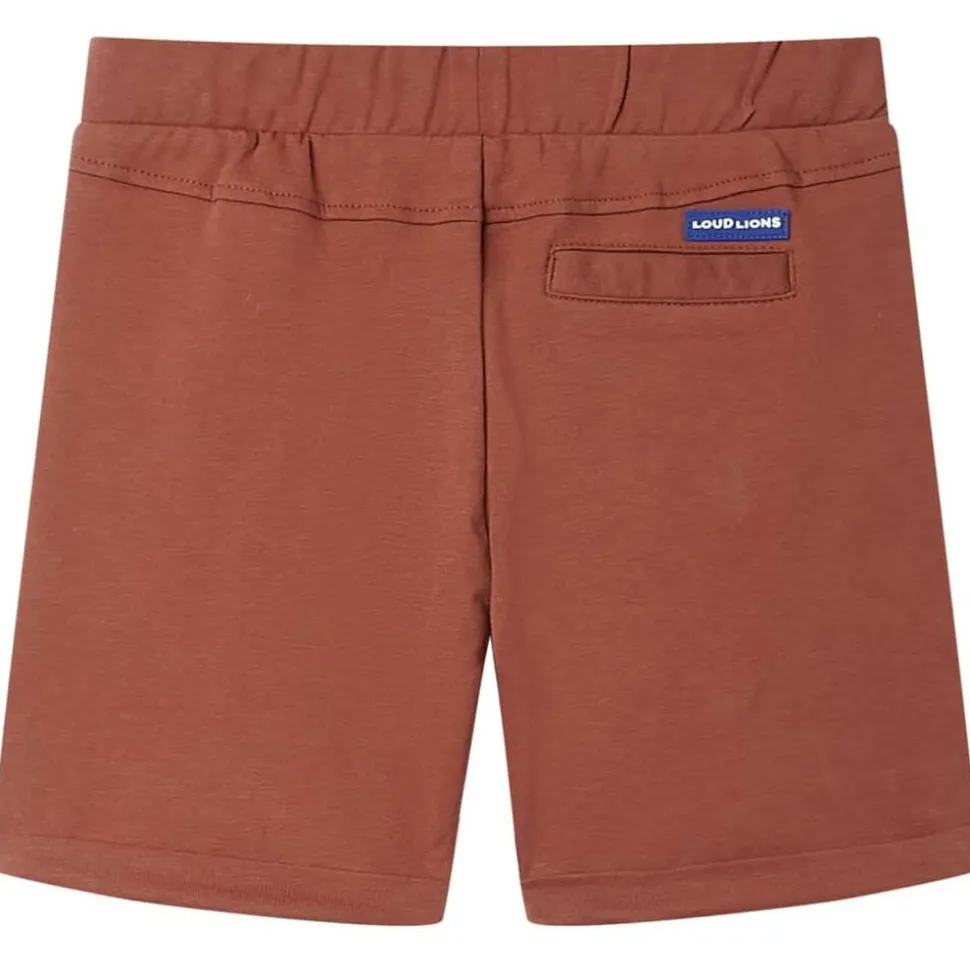 Kindershort met trekkoord 92 bruin