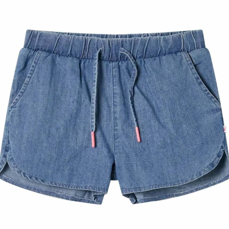 Kindershorts 104 denimblauw