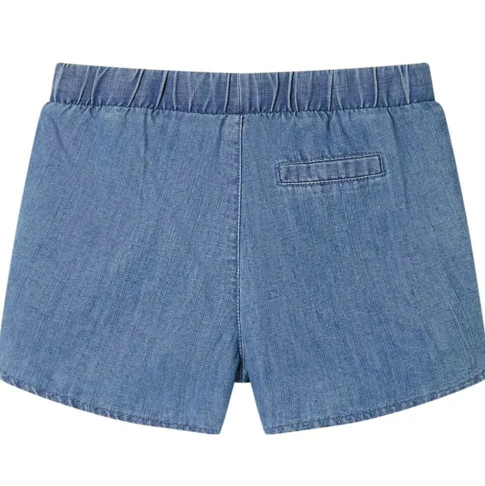 Kindershorts 104 denimblauw