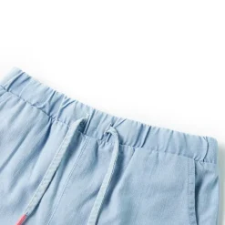 Kindershorts 92 zachtdenimblauw
