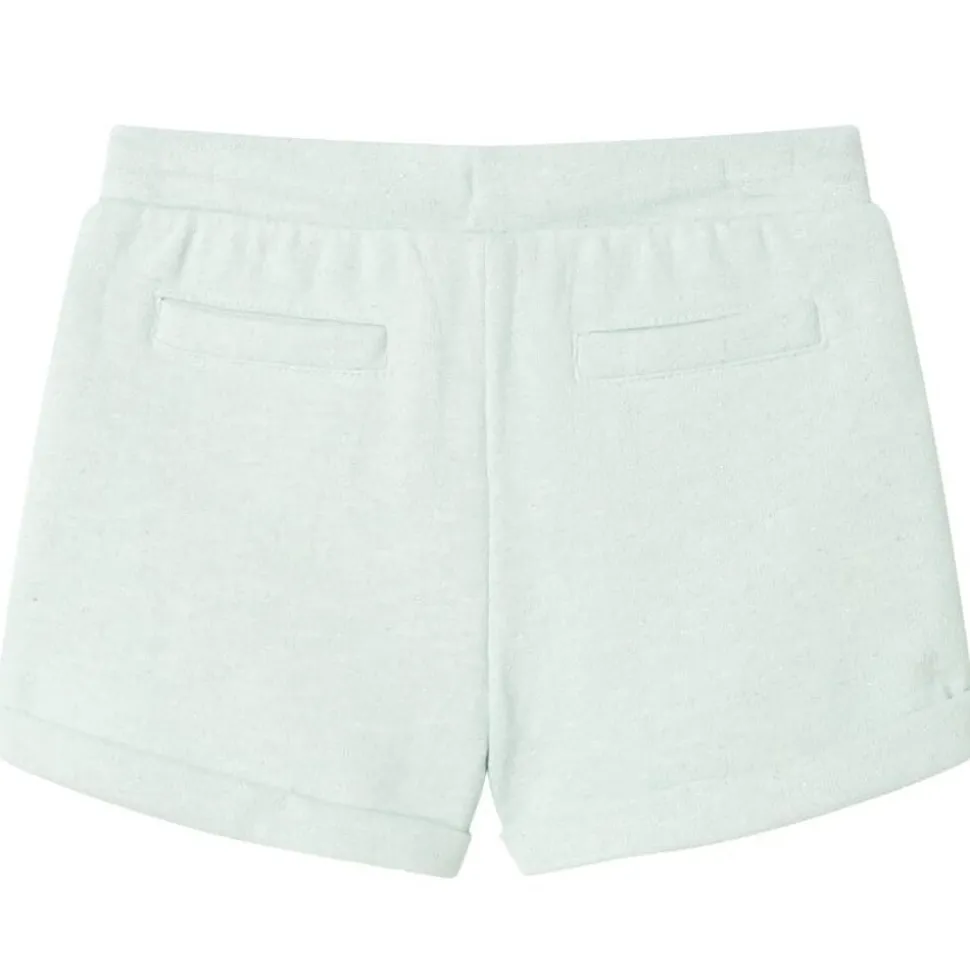 Kindershorts met trekkoord 116 gemengd lichtmintkleurig