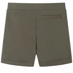 Kindershorts met trekkoord 116 donkerkaki