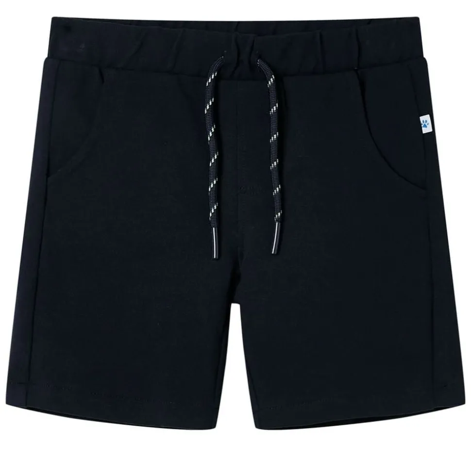 Kindershorts met trekkoord 92 marineblauw