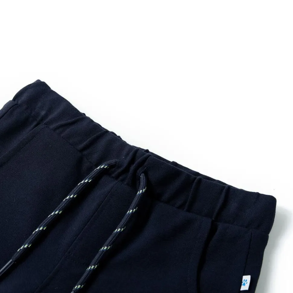 Kindershorts met trekkoord 92 marineblauw