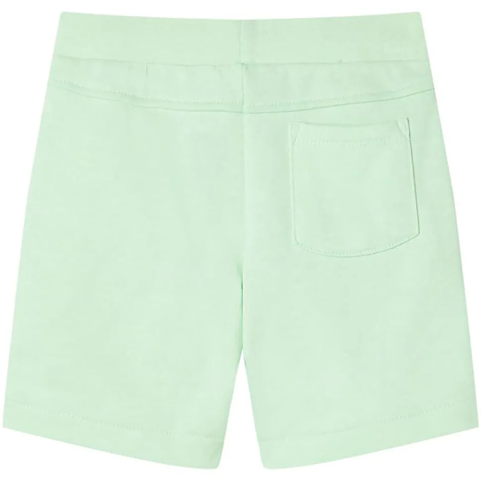 Kindershorts met trekkoord 128 felgroen