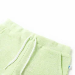 Kindershorts met trekkoord 140 neongeel