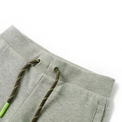 Kindershorts met trekkoord 92 gemêleerd lichtkakikleurig