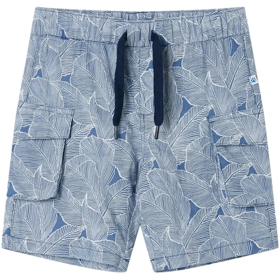 Kindershorts met trekkoord 104 donkerblauw