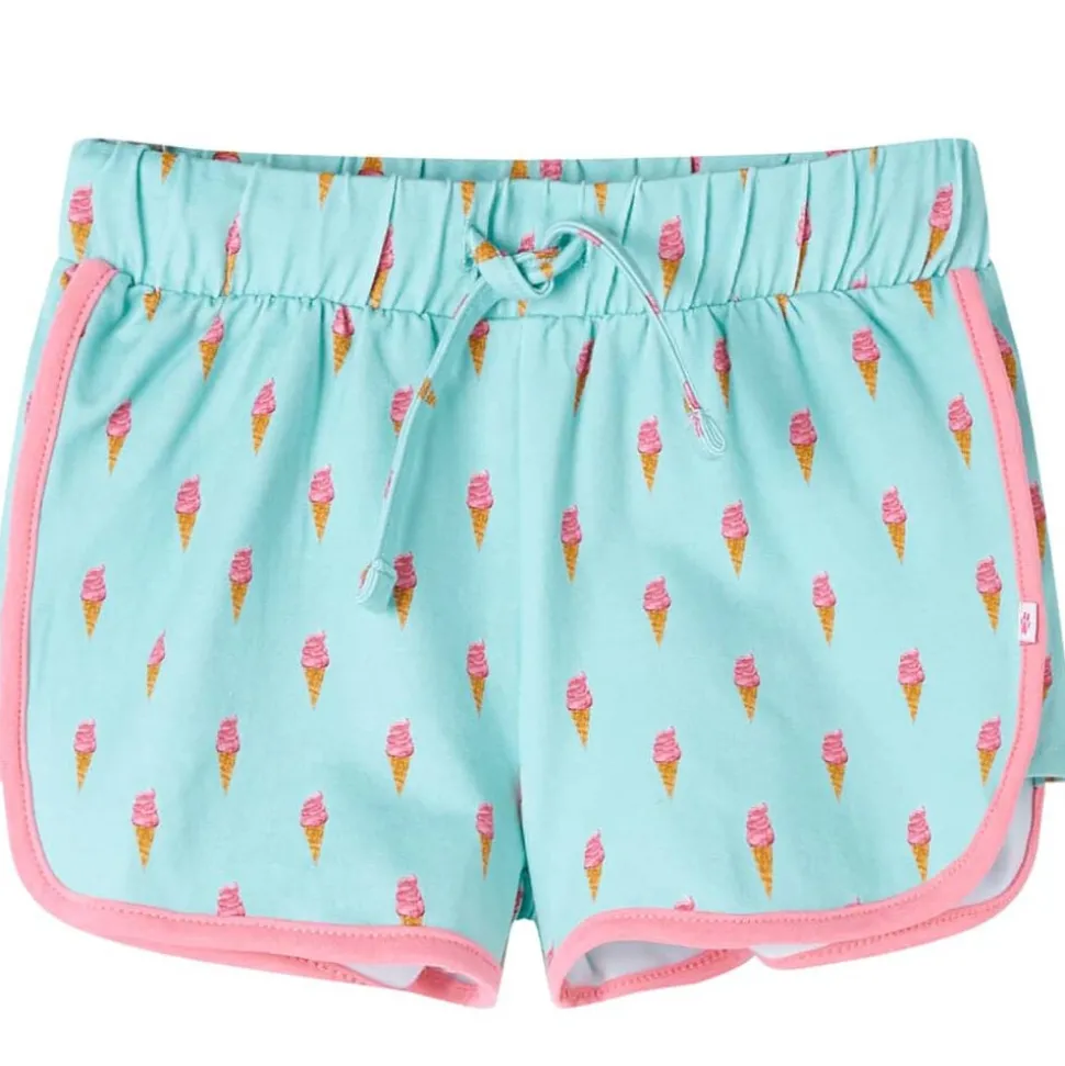 Kindershorts met trekkoord 104 lichtmintkleurig