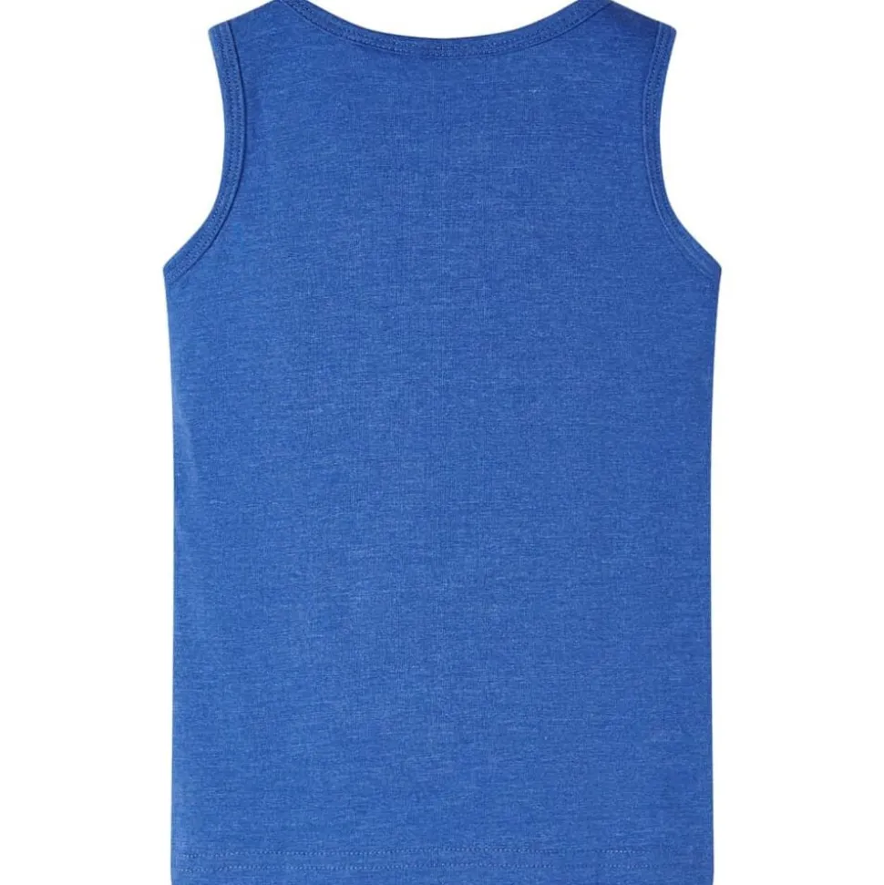 Kindertopje 92 gemêleerd blauw