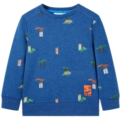 Kindertrui 104 gemêleerd donkerblauw
