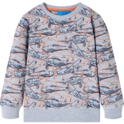 Kindertrui 92 gemêleerd grijs