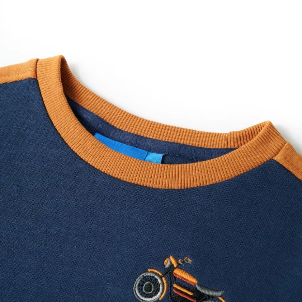 Kindertrui 92 indigo-blauw