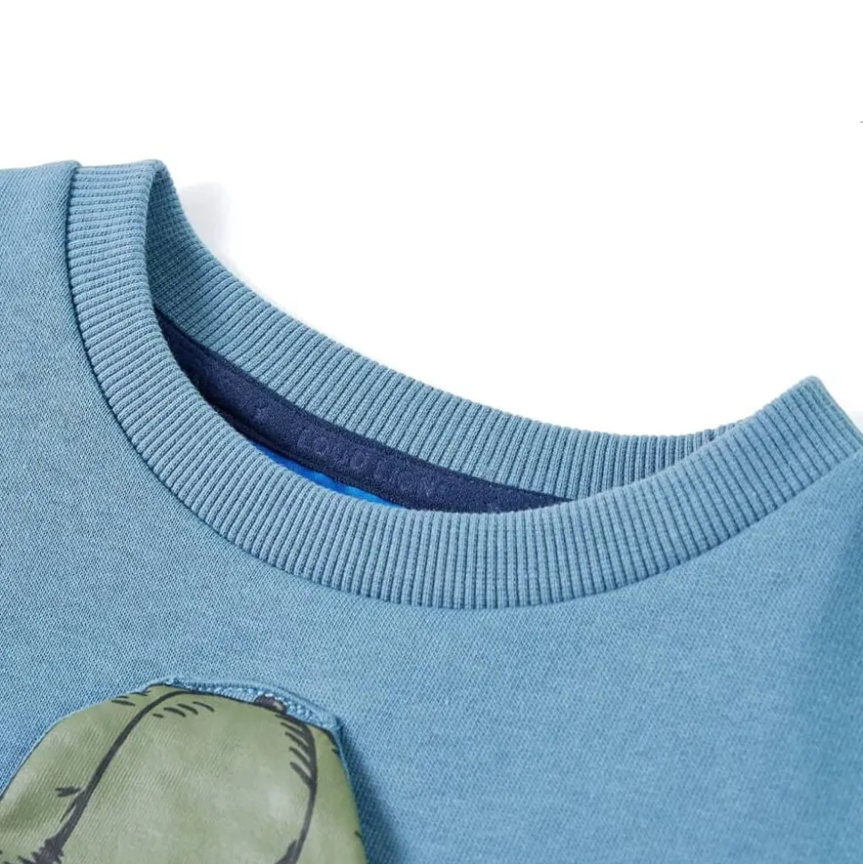 Kindertrui 92 middelblauw