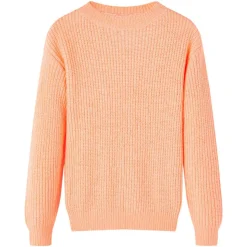 Kindertrui gebreid 128 feloranje