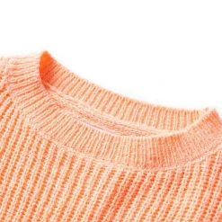 Kindertrui gebreid 128 feloranje