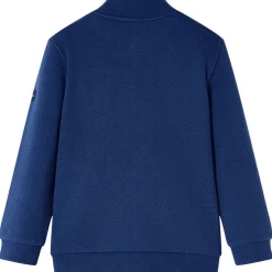 Kindervest met rits 92 marineblauw