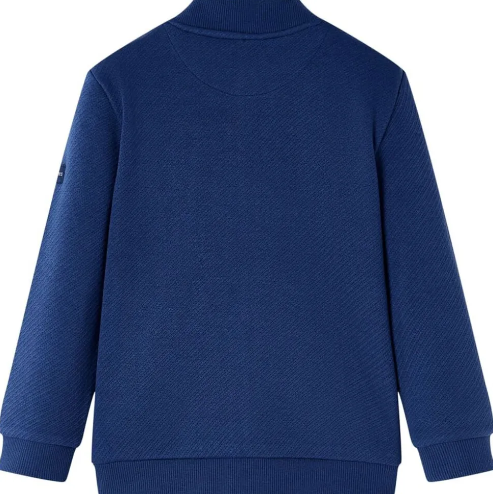 Kindervest met rits 92 marineblauw