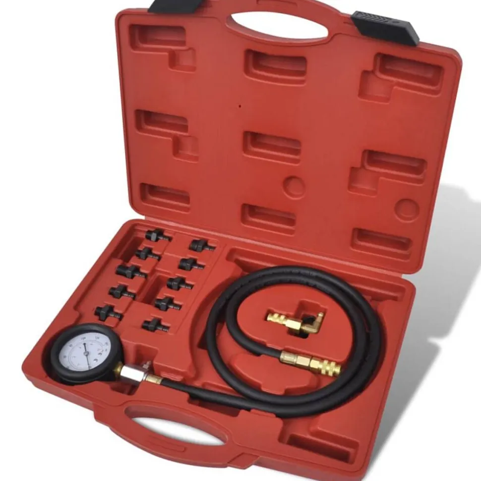 Motor en olie druk test set
